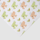 Sweet Elephants-Baby Gedekte weefsels Tissuepapier (Detail)