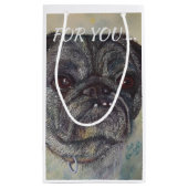 SWEET EN CUTE PUG KLEIN CADEAUZAKJE (Achterkant)