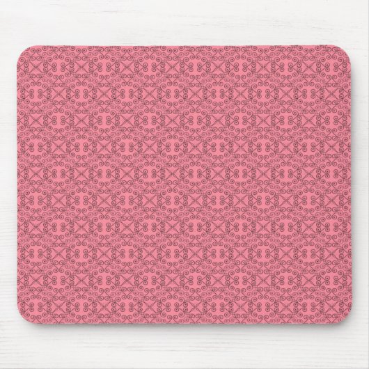 Sweet en Dainty Mousepad, Watermelonroze Muismat (Voorkant)