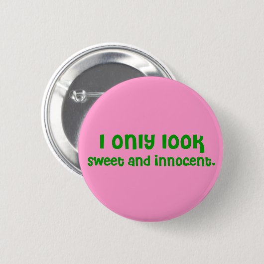 Sweet en Innocent Button (Voorkant /achterkant)