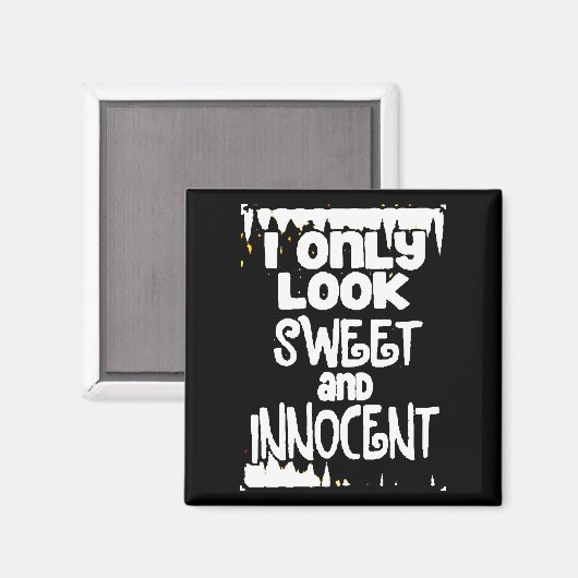 Sweet en Innocent niet Magnet (Voorkant / Achterkant)