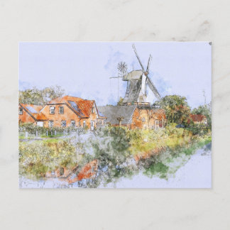 Sweet en mooi schilderij briefkaart