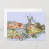 Sweet en mooi schilderij briefkaart (Voorkant / Achterkant)
