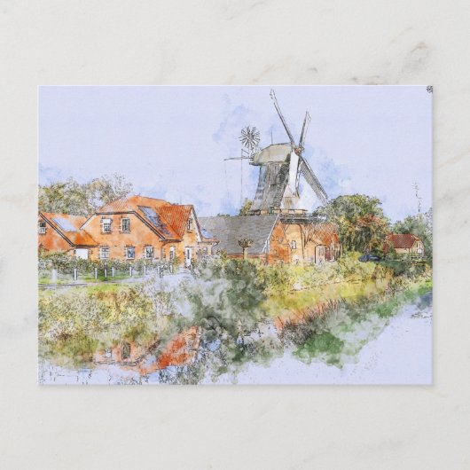 Sweet en mooi schilderij briefkaart (Voorkant)