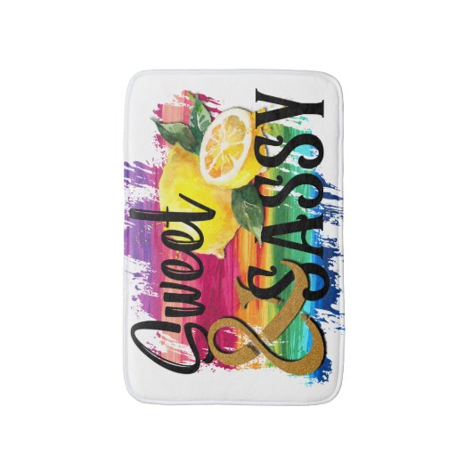 Sweet en Sassy Badmat (Voorkant Verticaal)