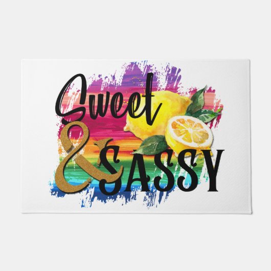 Sweet en Sassy Deurmat (Voorkant)