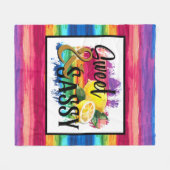 Sweet en Sassy Fleece Deken (Voorkant (Horizontaal))