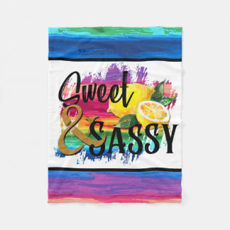 Sweet en Sassy Fleece Deken