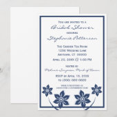 Sweet en Sassy Flowers Bridal Shower Invitation Kaart (Voorkant / Achterkant)