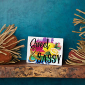 Sweet en Sassy Fotoplaat (Zijkant)