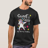 Sweet en Sassy net als mijn oma Matching Nana T-shirt (Voorkant)