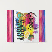 Sweet en Sassy Wandkleed (Voorkant (horizontaal))