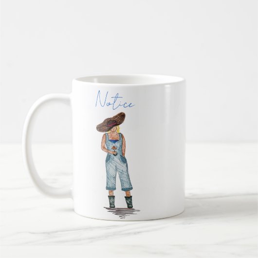 Sweet en Simple Coffee Mok - Kennisgeving (Links)