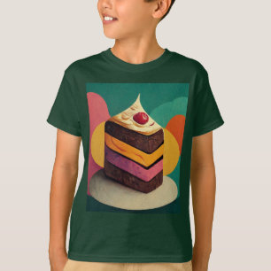 Sweet en speelse Schattige Kinderen taart T-shirt
