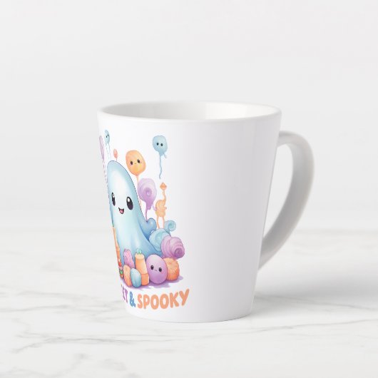 Sweet en Spooky Latte Mok (Rechterhoek)