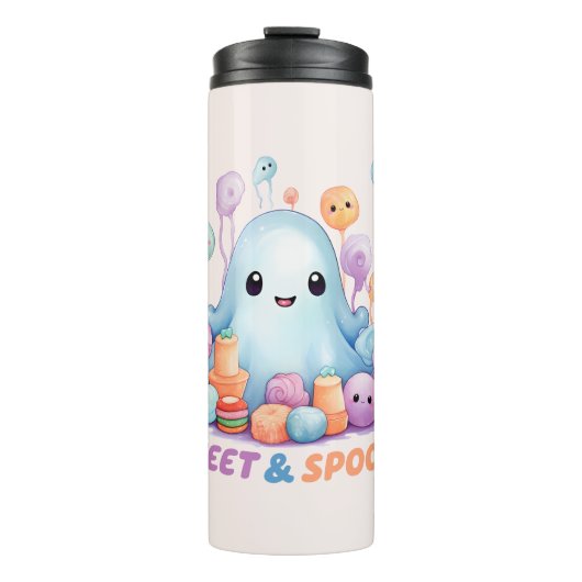 Sweet en Spooky Thermosbeker (Voorkant)
