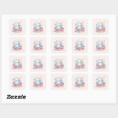 Sweet en Spooky Vierkante Sticker (Vel)
