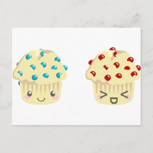 Sweet en Tart Muffin Pair Briefkaart