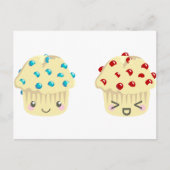 Sweet en Tart Muffin Pair Briefkaart (Voorkant)