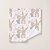Sweet Enamored Bunnies Bad Handdoek (Wasdoekje)
