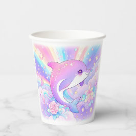 Sweet Enchanted Dolphin Baby shower Papieren Bekers
