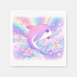 Sweet Enchanted Dolphin Baby shower Servet