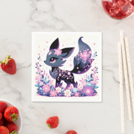 Sweet Enchanted Fox Baby shower Servet