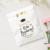 Sweet Ending naar een nieuw beginnend Snoep Treat  Bedankzakje (Gezegeld)