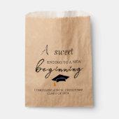 Sweet Ending Nieuw Begin Afstuderen Bedankzakje (Voorkant)