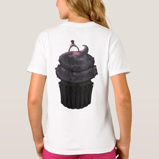 Sweet Engagement Cupcake T-shirt (Achterkant)