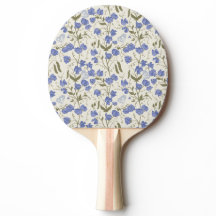 Sweet erwt blauw en crème cottage core ontwerp