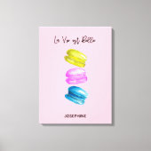 "Sweet Essence of Life gepersonaliseerde Franse Ma Canvas Afdruk (Voorkant)