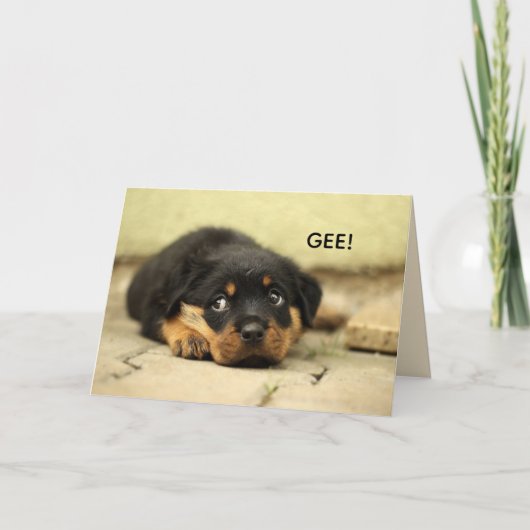 SWEET FACE GET WELL KAART (Voorkant)