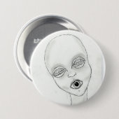 Sweet Face Ronde Button 7,6 Cm (Voorkant /achterkant)