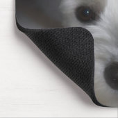 Sweet Face White Schnauzer Puppy Muismat (Hoek)