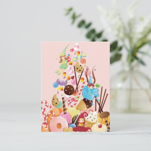 Sweet Faeries Briefkaart (Staand voorkant)