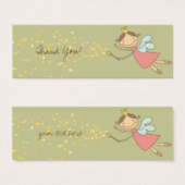 Sweet Fairy and Stars Bedankt Cadeau Label / Kaart (Voorkant /achterkant)