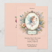 Sweet Fairy Baby shower Kaart (Voorkant / Achterkant)