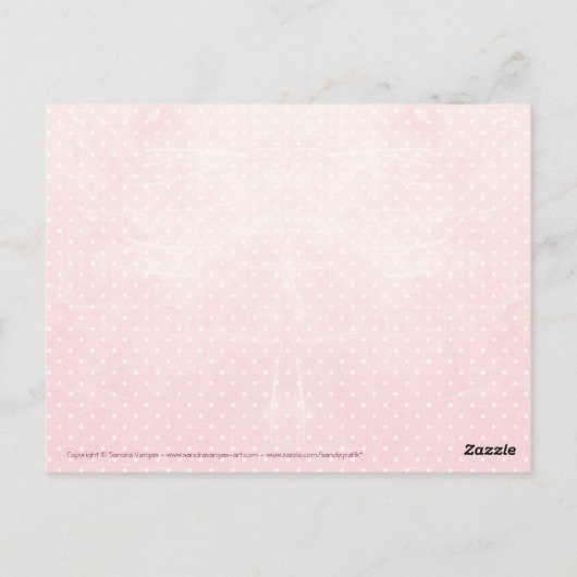 Sweet Fairy Briefkaart (Achterkant)
