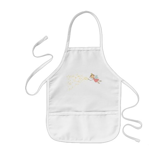 Sweet Fairy en Stars Apron Kinder Schort (Voorkant)
