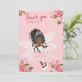 Sweet Fairy Hartelijk dank Kaart (Staand voorkant)