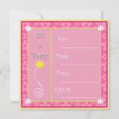 Sweet Fairy Party Uitnodigingen door Molly Harriso (Achterkant)