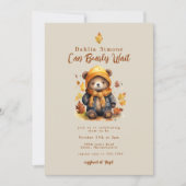 Sweet Fall laat Barly Wachten Baby shower Kaart (Voorkant)