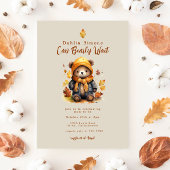 Sweet Fall laat Barly Wachten Baby shower Kaart