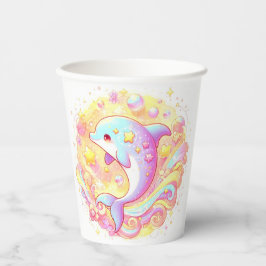 Sweet Fantasy Dolphin Baby shower Papieren Bekers