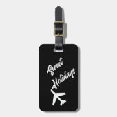 Sweet Feestdagen Bagagelabel Eenvoudig Trendy Chic (Voorkant verticaal)