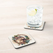 Sweet Festive Pet Rat Feestdagen/kerstdrank Bier Onderzetter (Rechterzijde)