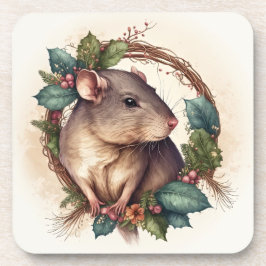 Sweet Festive Pet Rat Feestdagen/kerstdrank Bier Onderzetter