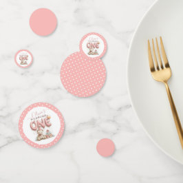 Sweet First Birthday with Teddy Bear  Confetti