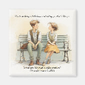 Sweet First Date Coffee Confession Magneet (Voorkant)